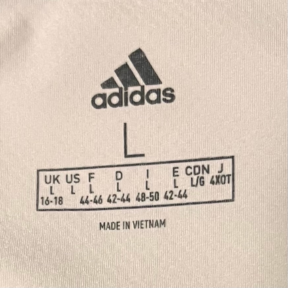 White Adidas Exercise Top - Picture 6 of 7
